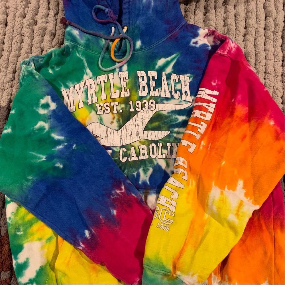 Tie-dye myrtle beach hoodie